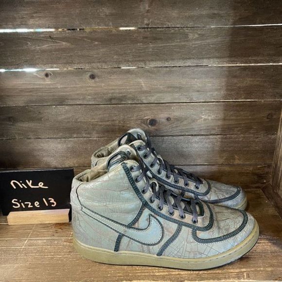 Mens Nike Dunk Vandal Hi Laser Tom Luedecke Leather‎ Shoes Sneakers Size 13 M - Picture 1 of 8